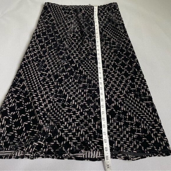 Josephine Chaus NWT Silk Blend Black Midi Skirt Women’s Size 10 - Picture 4 of 7
